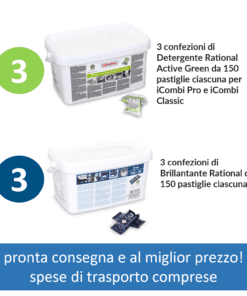 3 Detergenti Active Green e 3 Brillantanti Rational al miglior prezzo