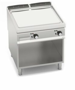 Fry top liscio elettrico due zone al miglior prezzo