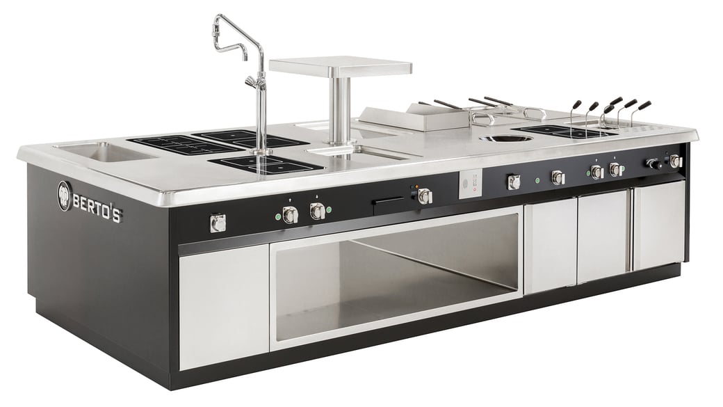 Cucine Bertos Roma per ristoranti e laboratori professionali